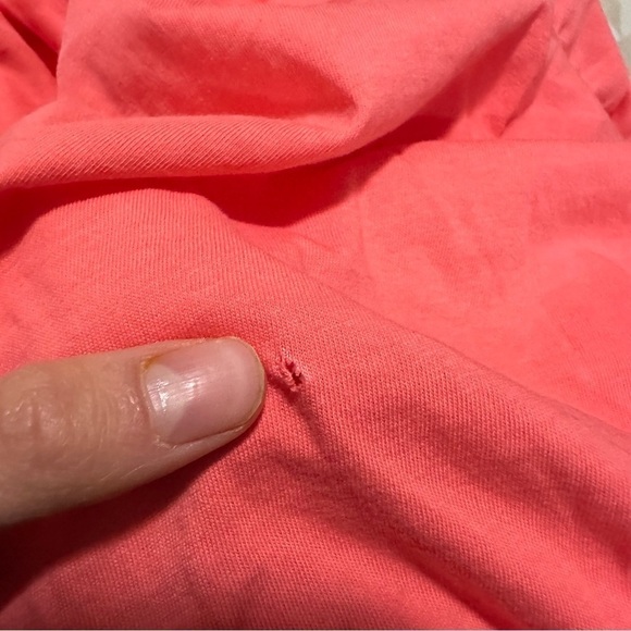 J crew dark coral Knit tiered mini dress - Picture 6 of 6